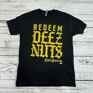 Eddie Kingston Redeem Deez Nuts AEW All Elite Wrestling Large Black T Shirt